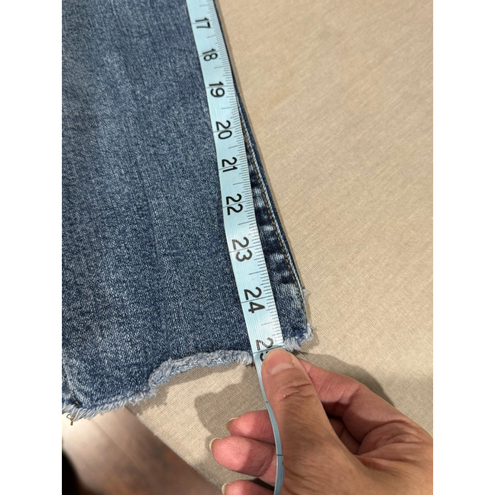 Women's Kensie Jeans Blue Ankle & Cropped skinny stretch raw hem Jeans Size 4 - Picture 12 of 12